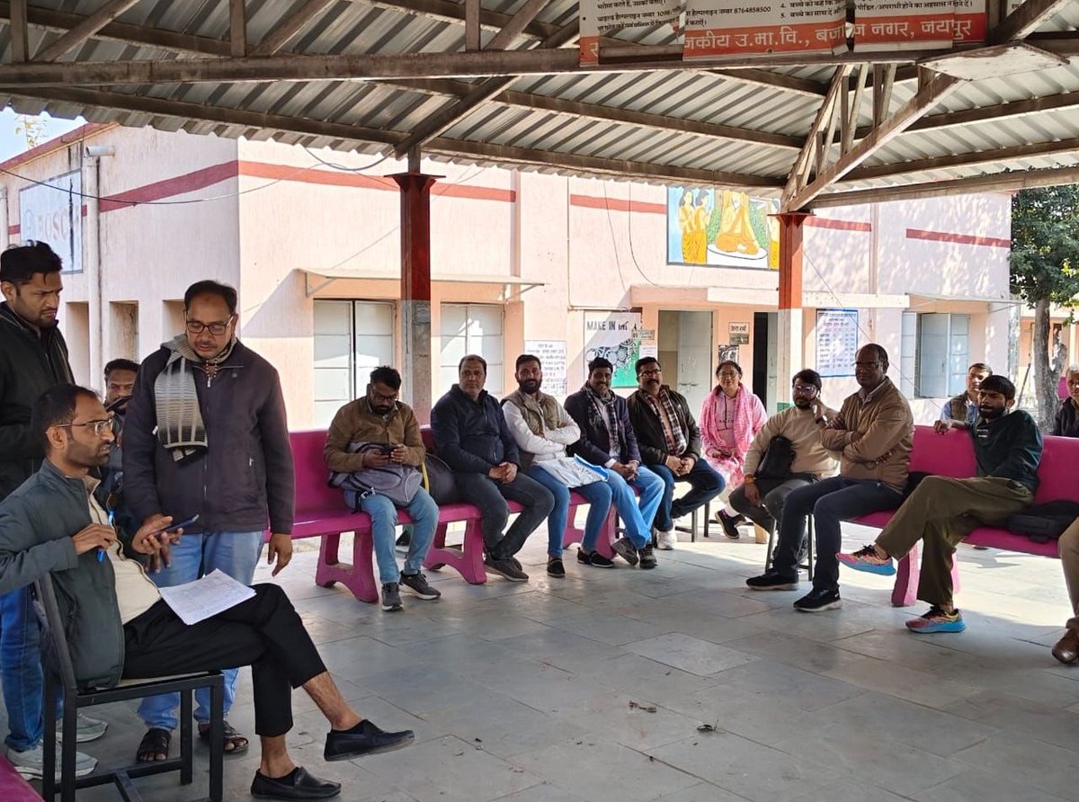 SIR 2025 के अंतर्गत नोटिस चरण के दौरान AC मालवीय नगर (54) में दिनांक 12.01.2026 को श्री सुभाष महरिया, निर्वाचक रजिस्ट्रीकरण पदाधिकारी द्वारा सुनवाई की गयी। साथ ही AERO द्वारा भी निर्धारित सुनवाई स्थल पर सुनवाई की गयी।
<a href="/ECISVEEP/">Election Commission of India</a> 
<a href="/CeoRajasthan/">CEO RAJASTHAN</a> 
<a href="/DcDmJaipur/">District Collector & Magistrate, Jaipur</a>