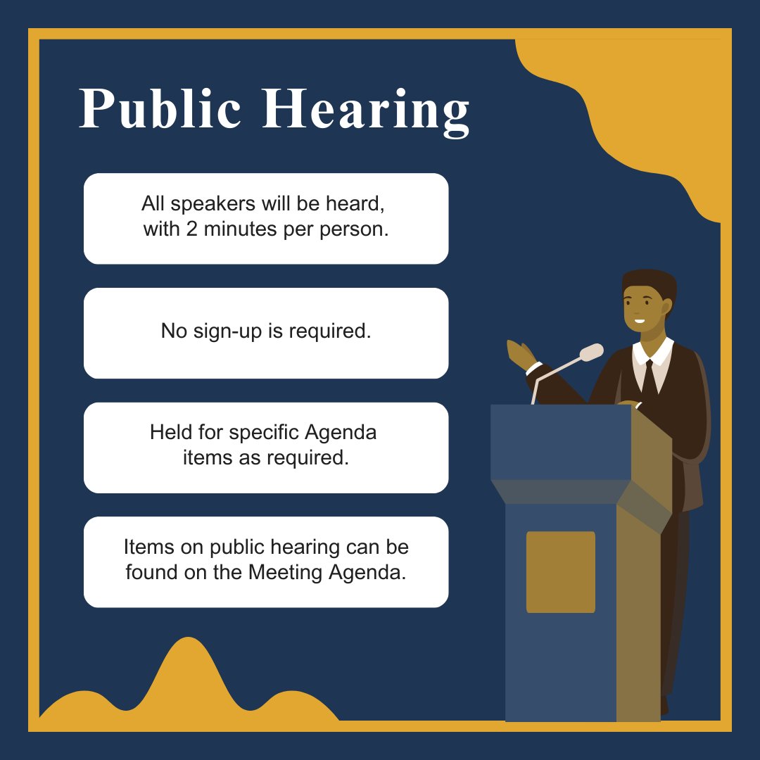 Do you want to speak at a public hearing or public comment at a Council meeting? Visit Nashville.gov/PublicComment for more information and to learn about the differences between public hearings and public comment.