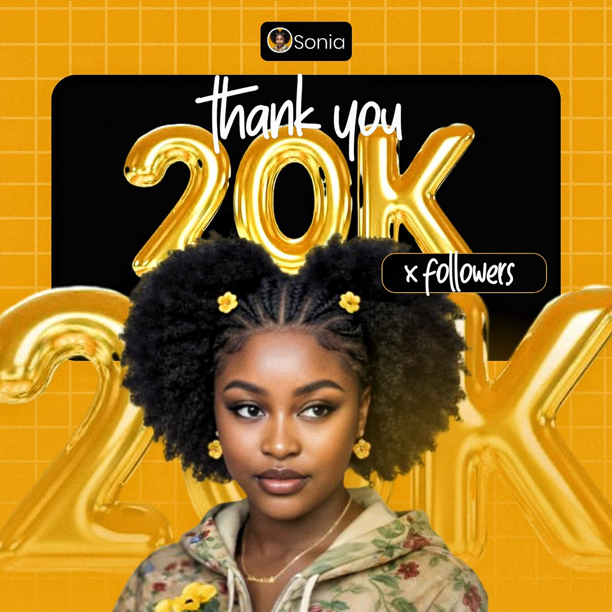 Congratulations to me 

20k followers in less than 6months

Feels like just yesterday 🤧
