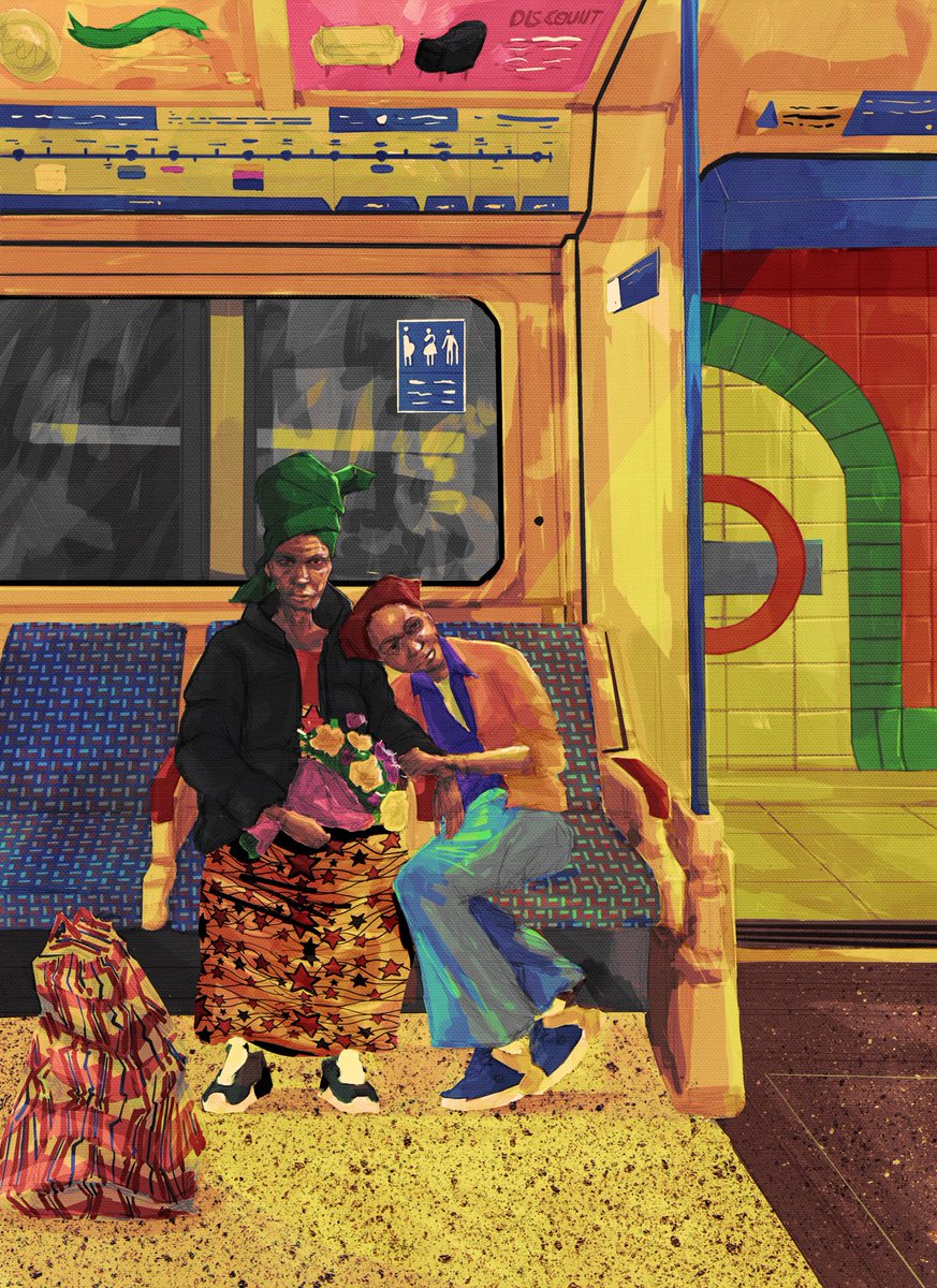 Shutabug's tweet image. New painting. Mother comes to London.