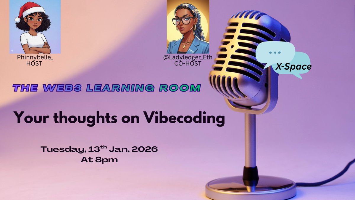 virtuous_ng's tweet photo. Vibecoding is everywhere right now.
But is it helping us build better, or just faster?

Join us tomorrow and share your thoughts🎙️

Time: 8PM https://t.co/3KdpboxGYO