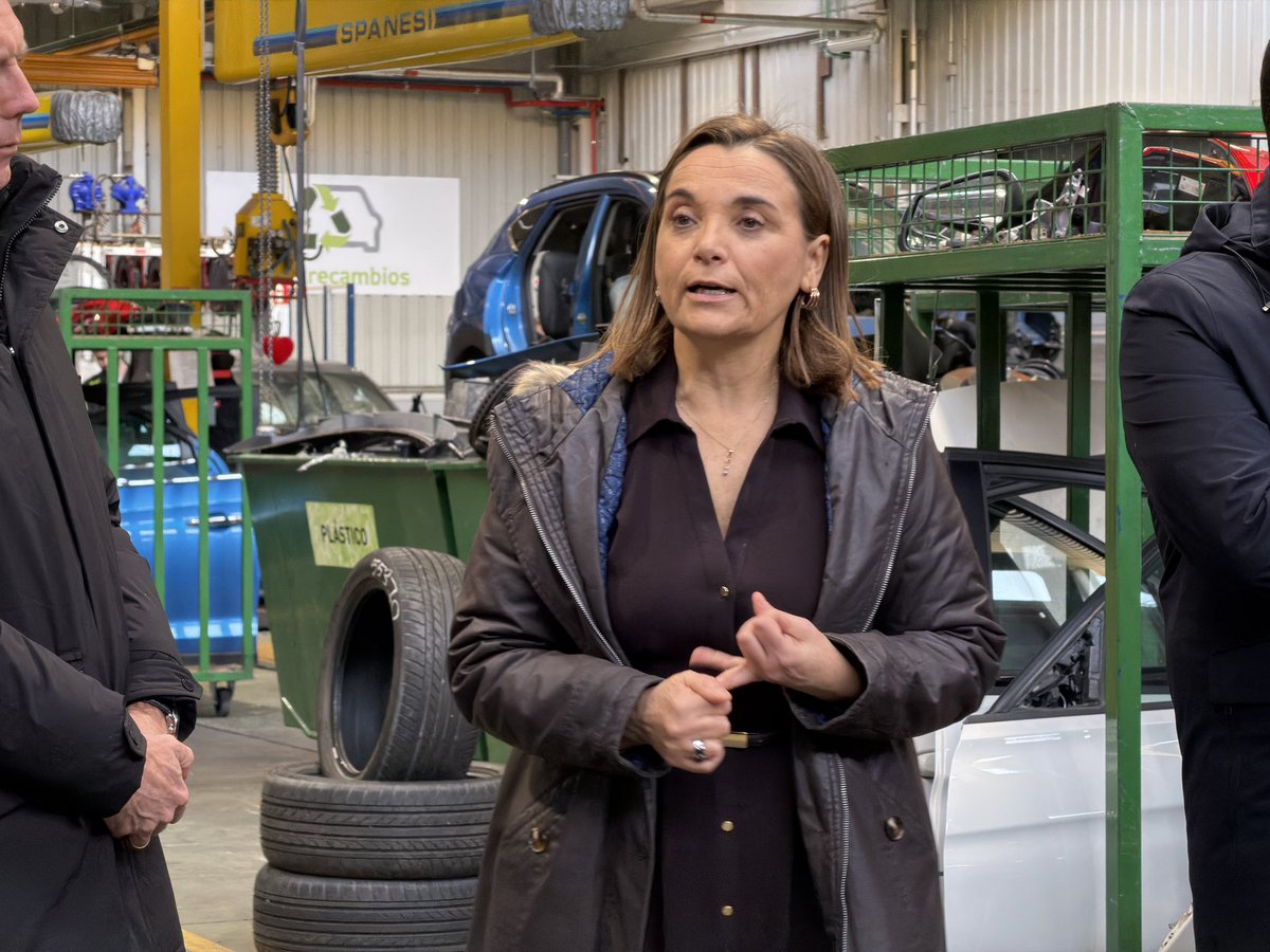 CESVIMAP's tweet image. Y a continuación se ha realizado una visita a las instalaciones guiados por Mª José San José, directora de @CesviRecambios