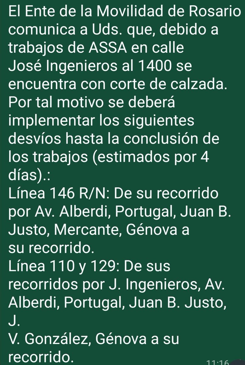 Multisecros24's tweet image. Desvíos LINEAS 110 129 y 146 ROJA y NEGRA. @TransitoRos @TransitoRosari0 @TransitoRosOk @CalleDeRosario @emergenciasAR @SomosRosarioOK @CalleDeRosario @PreciosRosario2