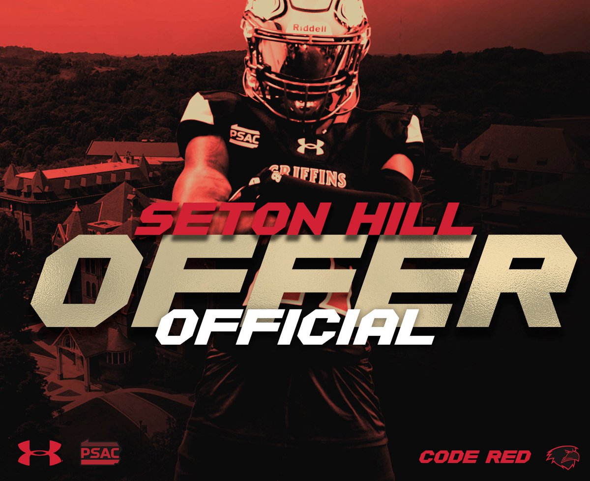EXTREMELY Blessed to receive another offer from Seton Hill Universaty after talking with <a href="/coachfiegener/">Coach Ross Fiegener</a> !!