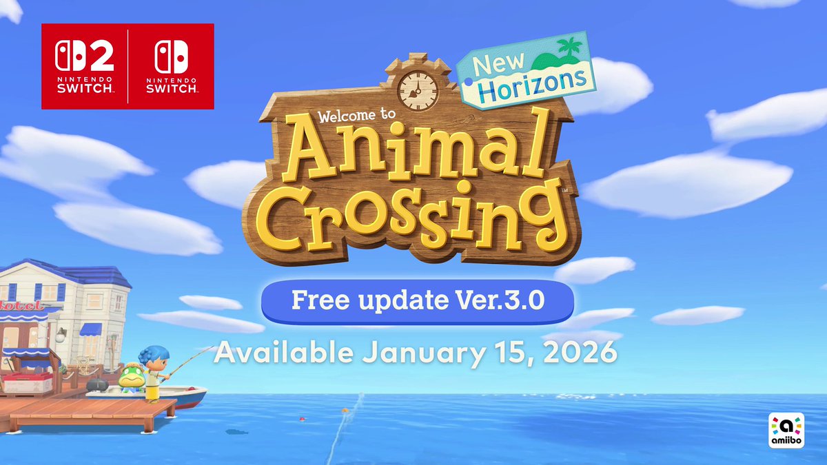 NintenTalk's tweet image. Expected time the Animal Crossing 3.0 Update will release. (no official confirmation from Nintendo)

US-PST 5:00 PM Jan 14th
US-EST 8:00 PM Jan 14th
UK-GMT 1:00 AM Jan 15th
JP-JST 10:00 AM Jan 15th
AUS-AEDT 12:00 PM Jan 15th
NZ-NZDT 2:00 PM Jan 15th
