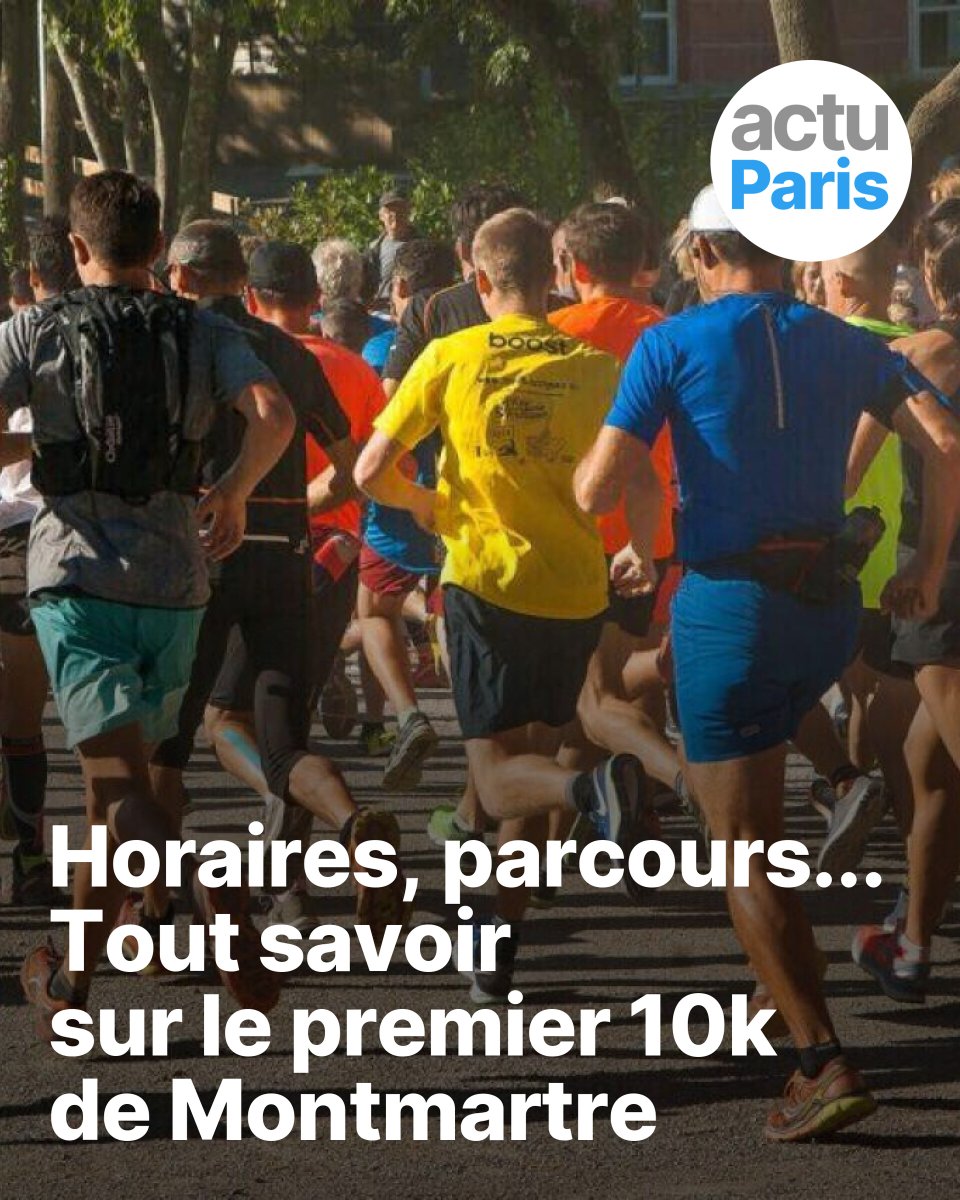 actufrparis's tweet photo. 👟🏃♀️ Dimanche, les mordus de course ont rendez-vous à Montmartre, d'où part le 10 kilomètres Montmartre AG2R La Mondiale. Tarif, horaires... Voici tout ce qu'il y a à savoir avant de sortir vos baskets.
➡️ https://t.co/81eqTdemn6
#course #running #ag2r #montmartre #sport https://t.co/UwEJ1r2hc4