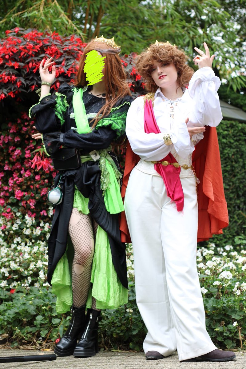 i haven’t posted these here yet! unbelievable :0 plus one full outfit pic w my face crossed out bc i looked silly but the outfit eats :D

pics by @/shutterinck over on instagram!
roman is the lovely <a href="/mimiky_gif/">#1 eevee lover</a> 
characters by <a href="/ThomasSanders/">Thomas Sanders</a>  !

#sanderssides #sanderssidescosplay