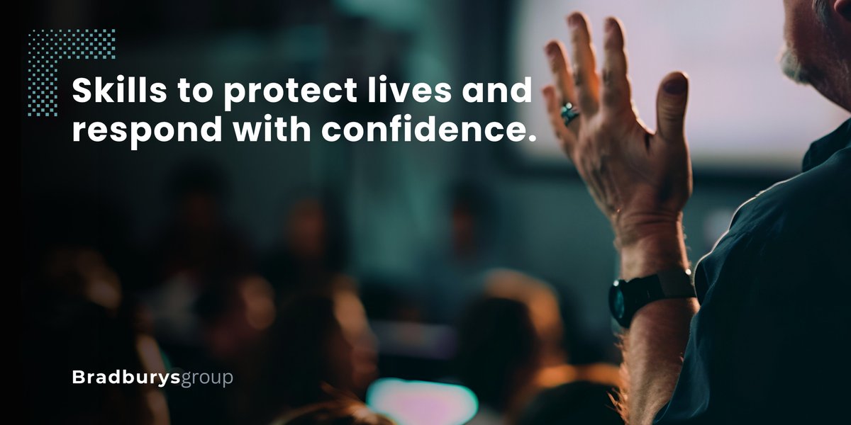 Skills to protect lives and respond with confidence. 

The Training &amp; Development division at Bradburys Group delivers accredited training courses across health and safety, first-aid, mental health, fire-risk and situational security awareness, empowering people and organisations