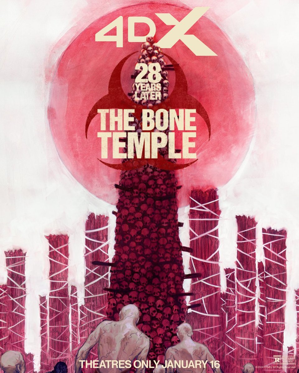 BDisgusting's tweet image. Four unique new posters for 28 YEARS LATER: THE BONE TEMPLE celebrate the sequel's release this week.