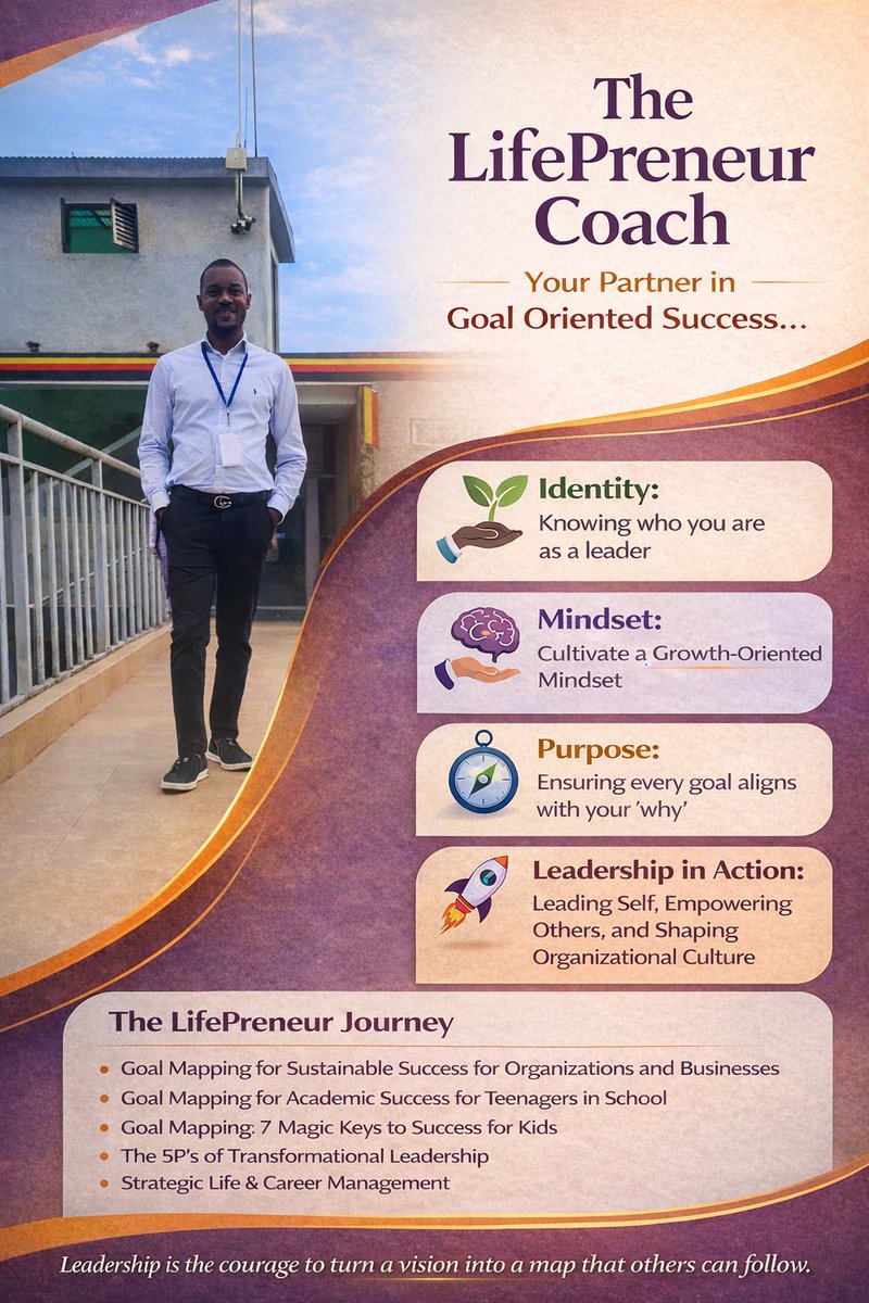 Icldng's tweet image. Leadership begins with knowing who you are, why you lead, and how to act.
Identity. Mindset. Purpose. Leadership in Action.
That’s the LifePreneur way.
#Leadership #GoalMapping #LifePreneurCoach