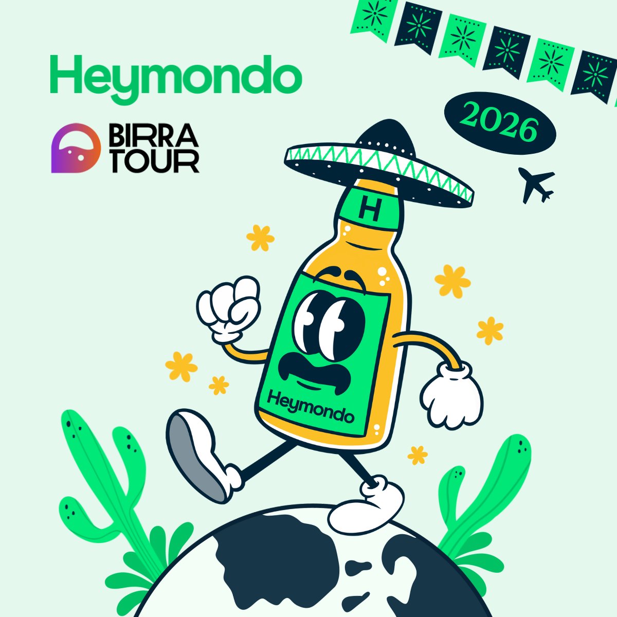 Hey! 👋🍻
Ya falta poquísimo para volver a vernos en Madrid el día 22/01 con cerveza en mano y celebrar una nueva edición del #HeymondoBirratour. 
¿Confirmamos que es ese evento para creadores de contenido de viaje que siempre apetece? 
Nosotros decimos sí😎 <a href="/BirratourEsp/">Birratour</a>