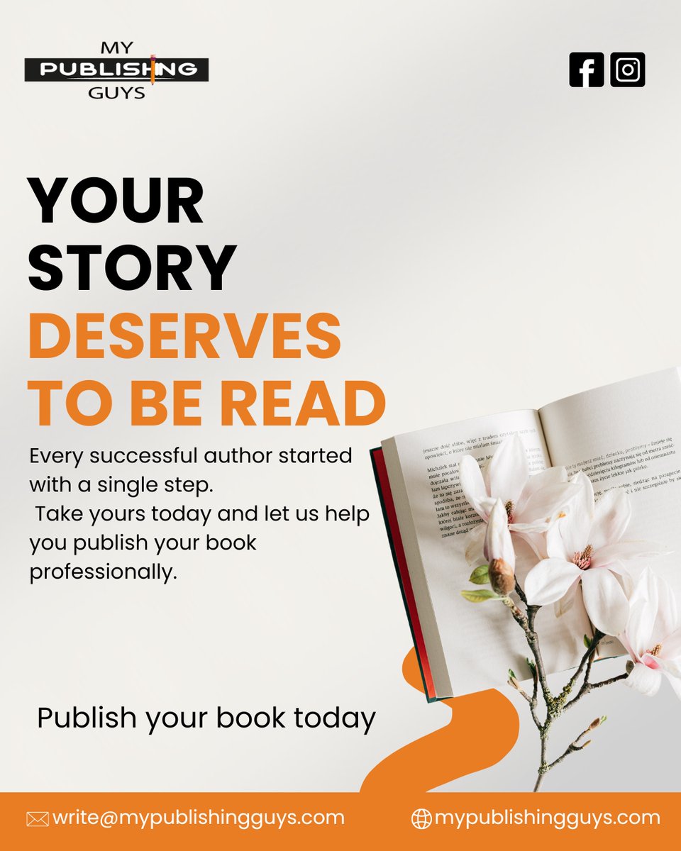 GuysMy77764's tweet photo. Your story deserves to be read. Take the first step today and let us help you publish your book professionally.

#BookPublishing #SelfPublishing #AuthorSupport #PublishYourBook
#FirstStepToPublishing #EbookPublishing #PrintBookPublishing #AuthorJourney https://t.co/UsL06CYvt5