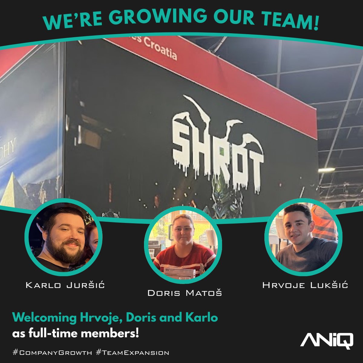 ANIQ_tech's tweet photo. We are proud to share that our company continues to grow!
Steadily and unstoppable.

We ended the year by welcoming two new full-time team members, and we started the new year with exciting developments in leadership. Karlo has stepped into the role of COO! https://t.co/qQ2KVygsWT