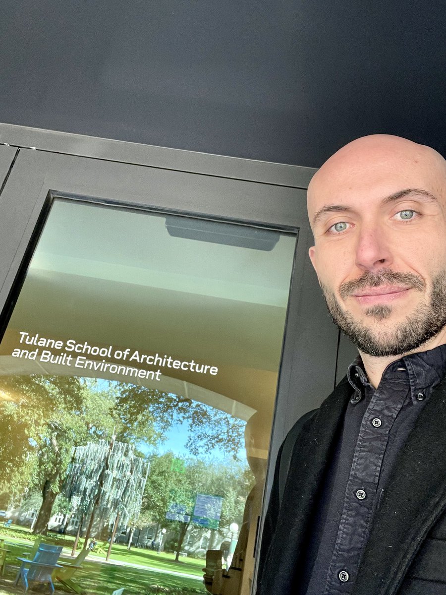 First day teaching architectural design at <a href="/TulaneArch/">Tulane Architecture and Built Environment</a>