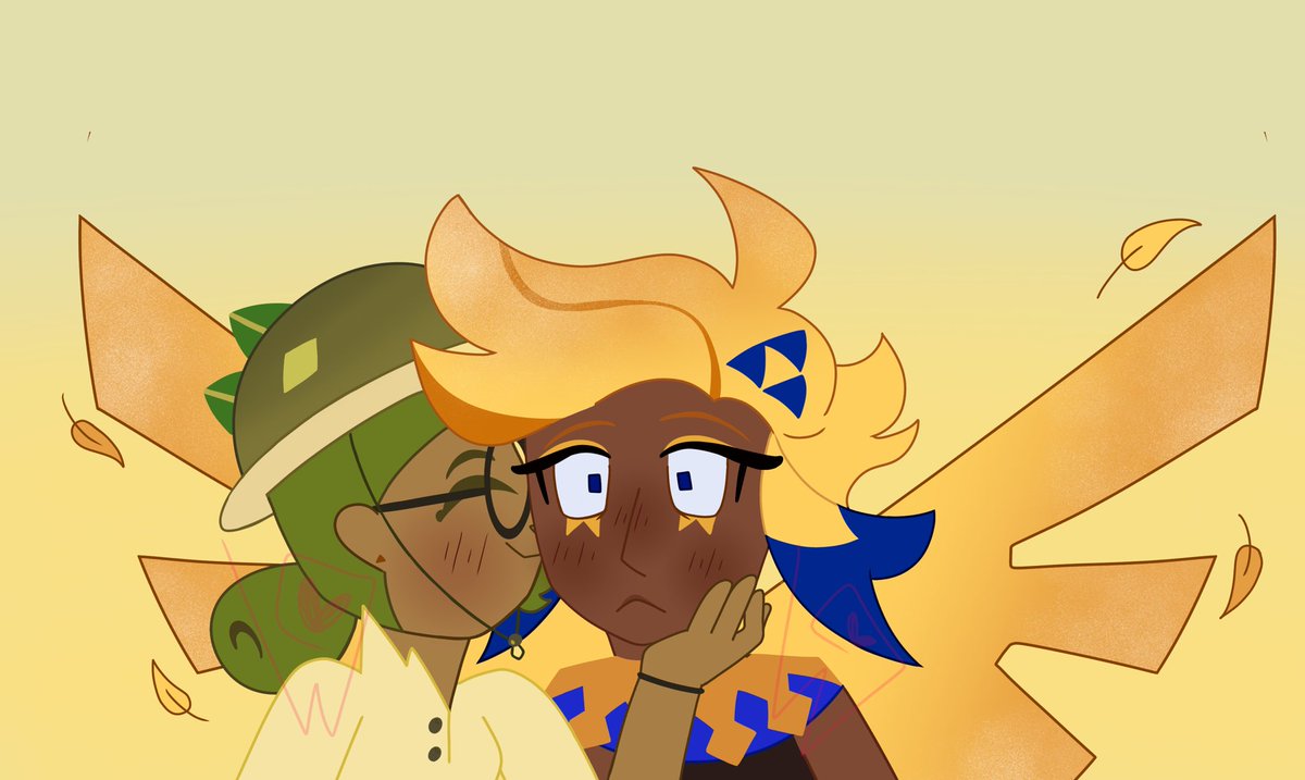 DailyRicholive's tweet image. Hi!! This is an account fully dedicated to #Richolive, the rareship between #olivecookie x #richcheesecookie 

I'll be posting art, game screenshot edits, memes and headcanons
Starting the post of the day with Richolive art!