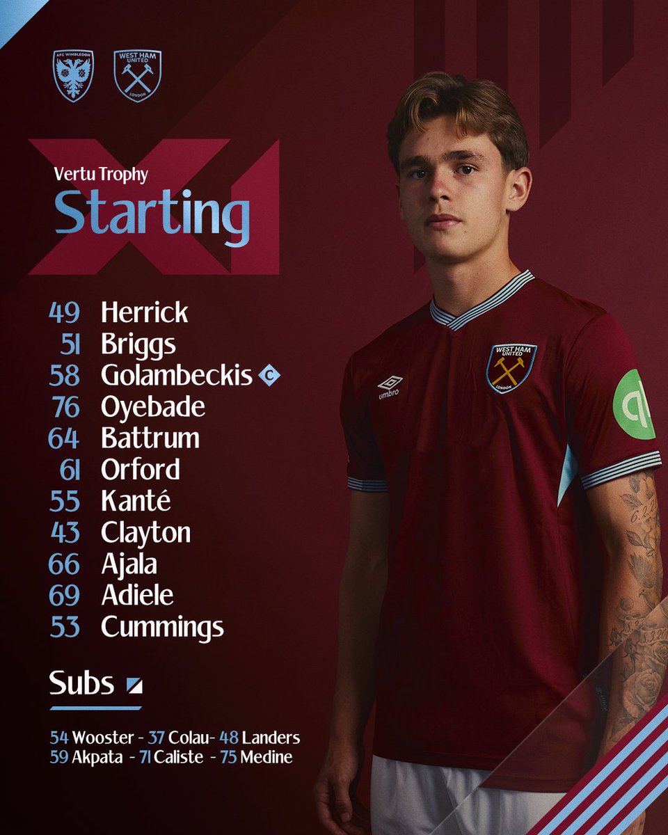 West Ham United tweet media