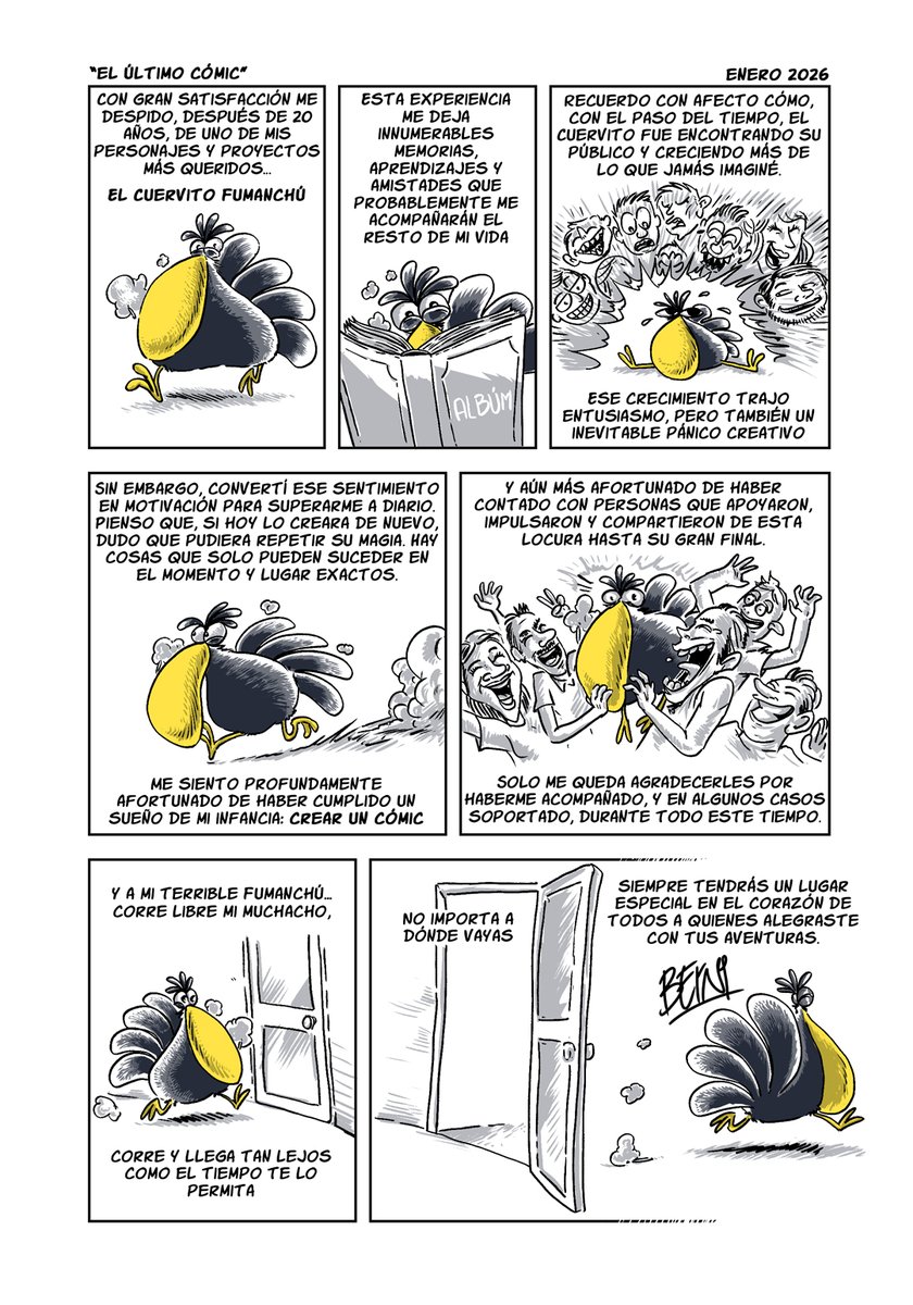 Fumanchu_Ec's tweet photo. Aquí tienen el ÚLTIMO CÓMIC de El Cuervito Fumanchú.

Gracias sanguitos por acompañar hasta el final. https://t.co/1q7BYF1M8i