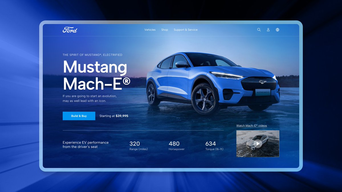 behling_design's tweet photo. UI Concept | Ford Mustang Mach-E 🚗 https://t.co/uzoFPDh62c