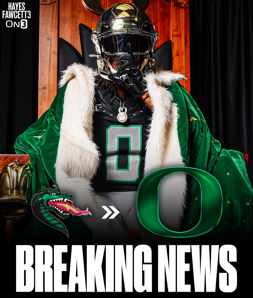 BREAKING: UAB transfer WR Iverson Hooks has Committed to Oregon, source tells @On3Sports

He totaled 72 receptions for 927 yards and 7 TDs this season

The All-AAC WR will have 2 years of eligibility left

on3.com/transfer-porta…