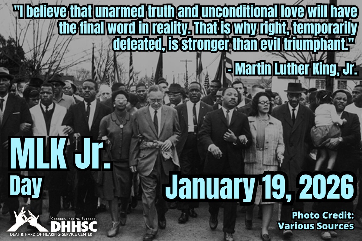 *FRIENDLY REMINDER*

Full message: instagram.com/p/DTa7OwzEl83/

#DHHSC #MartinLutherKingJr #MLKJrDay #UnarmedTruth #UnconditionalLove