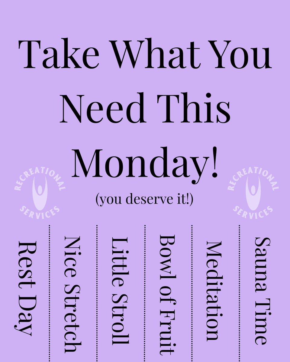 Happy Motivational Monday! Reminder that it is important to put your mental health and body first. Take what you need this Monday and put it to good use!