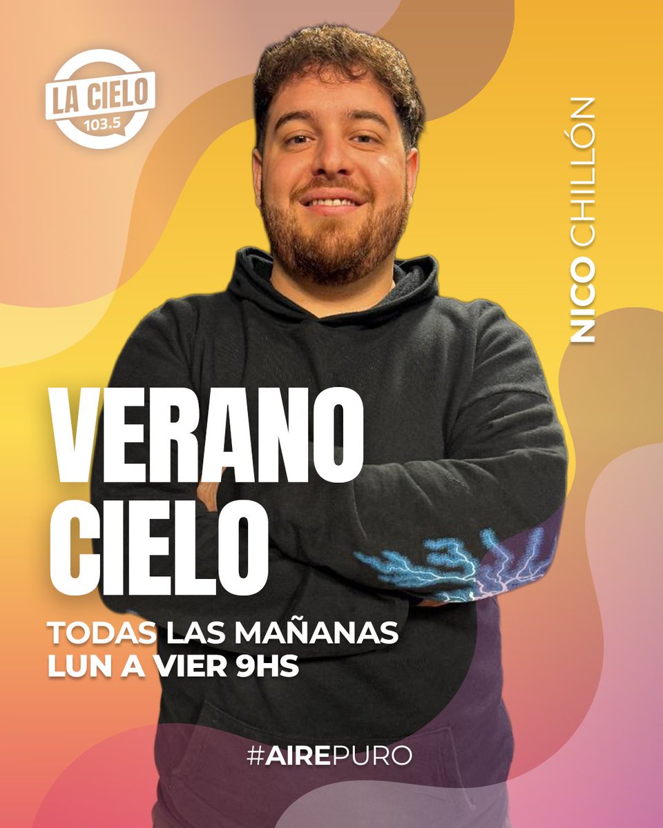 EL EQUIPO DEL VERANO 🌞🌊

La Cielo no para. Te acompañamos durante todo el verano con la mejor programación.

📻 103.5 | lacielo.com.ar