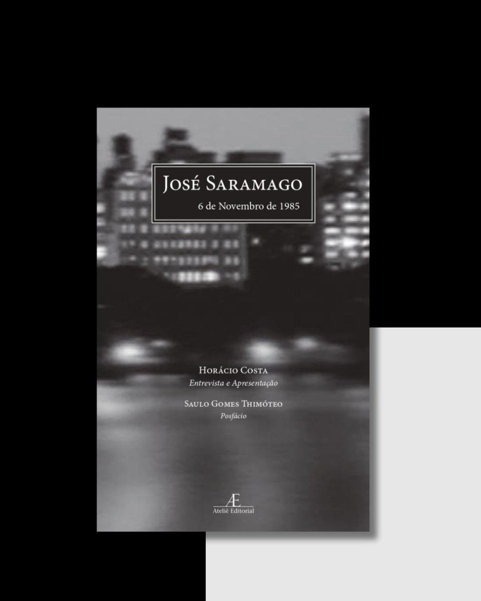 atelieeditorial's tweet photo. UMA CONVERSA COM JOSÉ SARAMAGO E HORÁCIO COSTA

Saiba mais em https://t.co/XMLXywcCmj https://t.co/ydXh3bPbFF