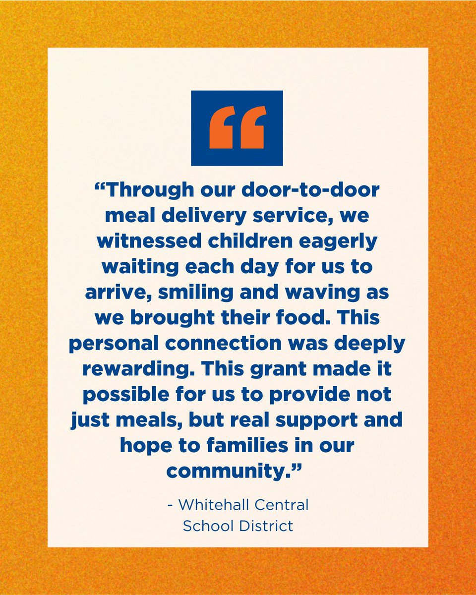 NoKidHungryNY's tweet photo. Programs like this thrive because of dedicated support, making nutritious summer meals accessible to kids in every corner of the community. 🌞🍎
#SummerMeals #RuralAccess #NoKidHungryNY https://t.co/kSKfPMCxcw