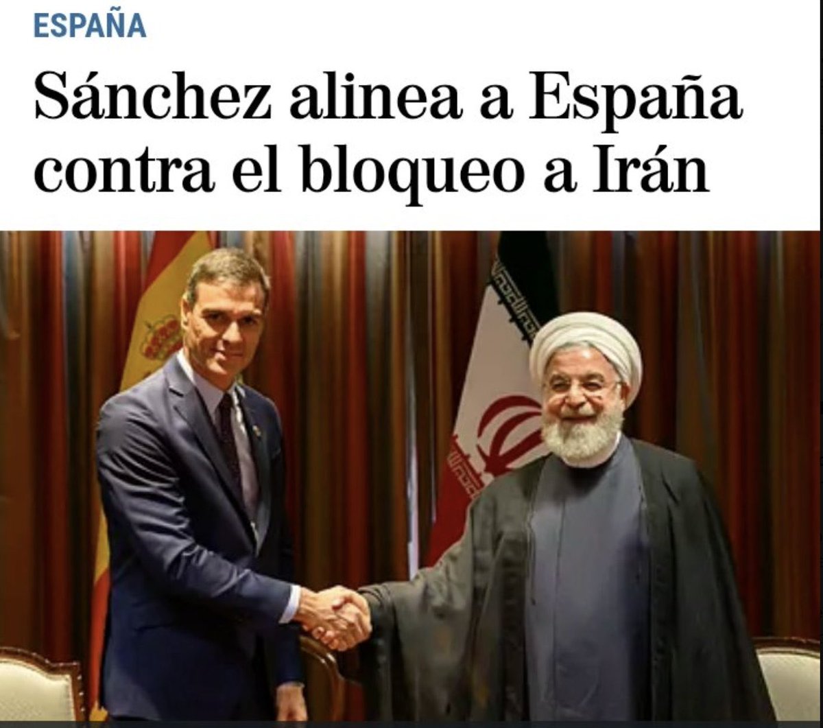 hermanntertsch's tweet photo. ETA, Maduro, Delcy, Díaz Canel, el Cartel de los Soles, Hamás, FARC, ELN, Hizbullah, etc.... y los ayatolás que han matado ya a miles en una semana en Irán.
Qué le pasará a Sánchez en la cabeza para estar siempre invariablemente con los asesinos. https://t.co/x3PVyuSzZn