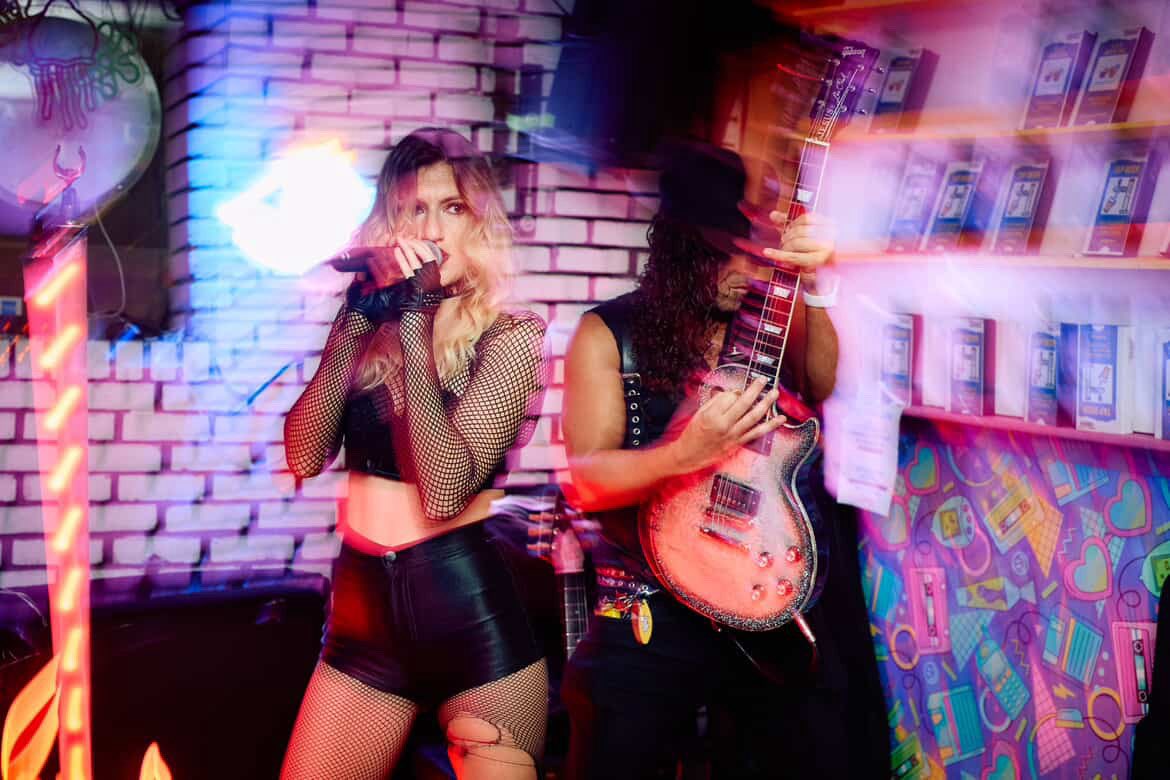 VillinsOfficial's tweet photo. playing at @NostalgiaBarLI this past weekend felt a little bit like walking onto the set of #strangerthings 📼📼📼 

photos by @obsolete_wash 🔥

don’t miss our next show at Bar Freda 1/24 - link in our bio for tickets ⚡︎⚡︎⚡︎ https://t.co/crNKIUrvH3