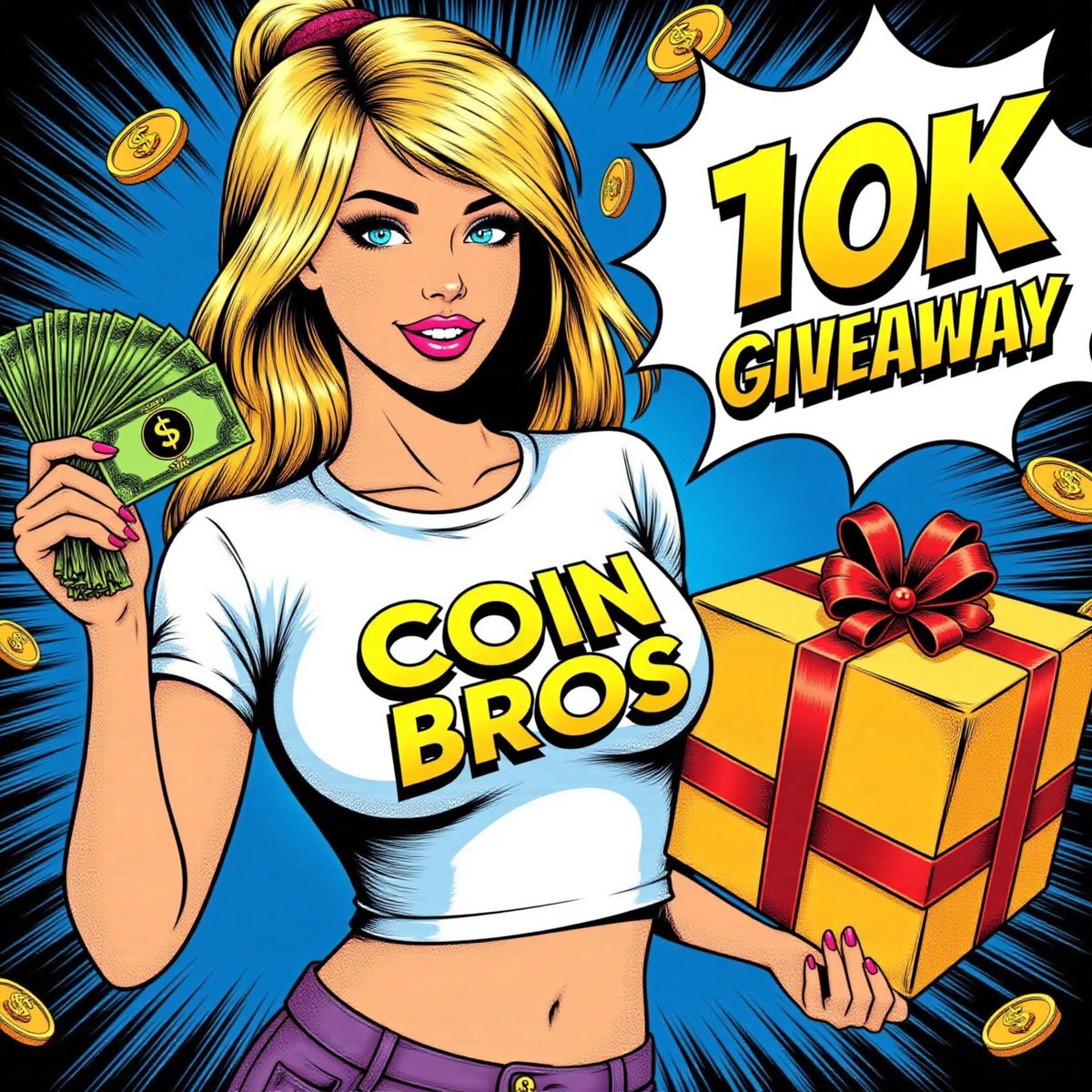 🚨 $10,000 USDT Giveaway! 💰

To celebrate the upcoming CoinBros Presale, we’re giving 10 lucky bros $1,000 USDT ERC20! each! 🎉

Join, share &amp; complete tasks for bonus entries — don’t miss it! ✊

Enter here →gleam.io/ueW26/coinbros…

#CoinBros #Giveaway #Airdrop