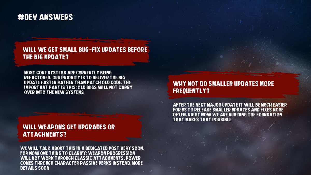 BIGFOOT_game's tweet photo. 🌲 We’ve been reading everything 👀

Across comments DMs and discussions, the same questions kept popping up.
So we collected the most common ones and answered them in one place.

These are the questions you’ve been asking us the most lately.

❤️ Tap like if you want more dev answers and behind-the-scenes talk