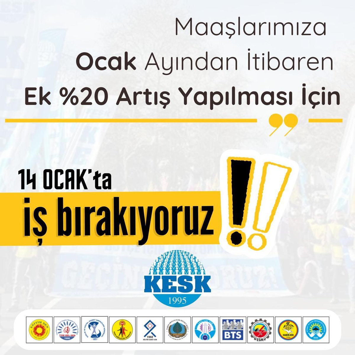 Egitimsen38's tweet photo. En düşük kamu emekçisi maaşının yoksulluk sınırının üzerine çıkarılması için #İşBırakıyoruz! https://t.co/bosgYgAwfe