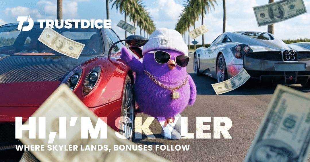 The new 𝗄̶𝗂̶𝖽̶ bird on the block! ✨

This is Skyler! 🐦

The best thing about him? When you see him, good news will follow 👀