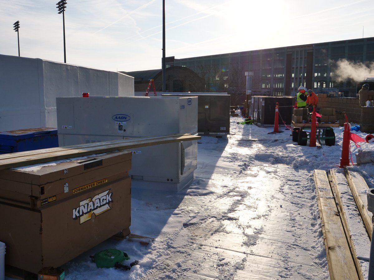 SBCubs's tweet photo. Duct. Duct. HEAT!
#UnderCubstruction https://t.co/5QtcrhkYRQ