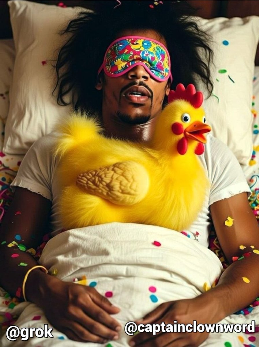 CapClownworld's tweet photo. What do you call a #guitarist that enjoys lengthy sex with a chicken!

Jimi Hendrips!🍆🐔🤢🤮🤣

#jimihendrixexperience
#teatimetitters
#munchmerriment
#whydidthelaughcrosstheroad!
#grokspicy
#GrokGirls 
#LaughterChefs 
#funger 
#captainclownworld https://t.co/oKp9SEmMCB