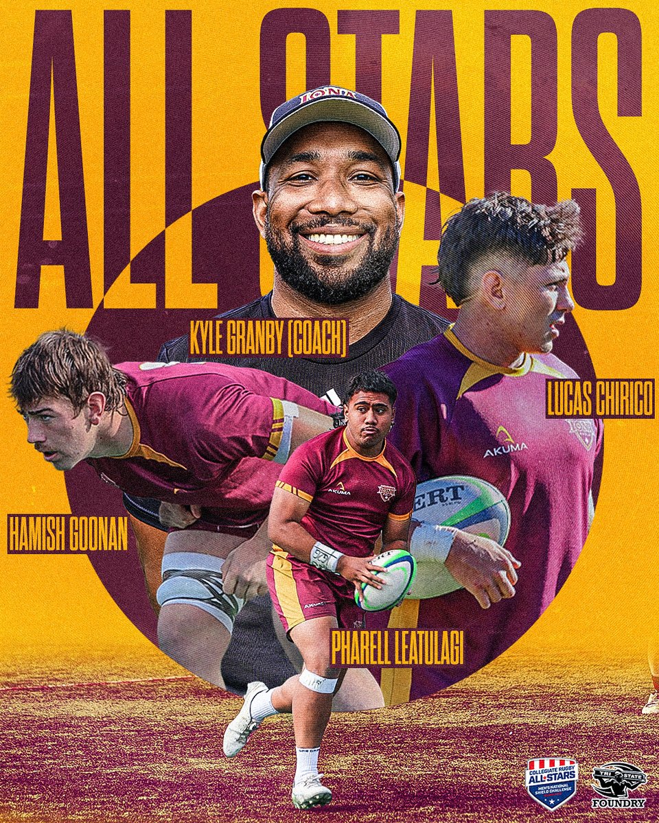 It’s All-Star season! 
Iona Rugby is packing up and heading to Atlanta for NCR Allstars to represent Iona and the Tri-State Foundry. Atlanta 2026 loading… 🏉🛫