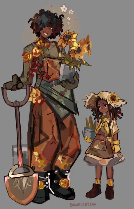 Cypress and his daughter Leandra