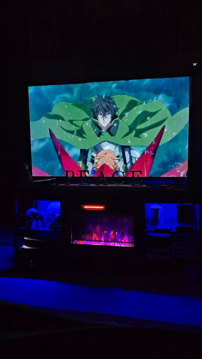 SlumberDragon's tweet photo. Nothing like enjoying some: The Rising of the Shield Hero at 3am. https://t.co/cZSVCOQihI
