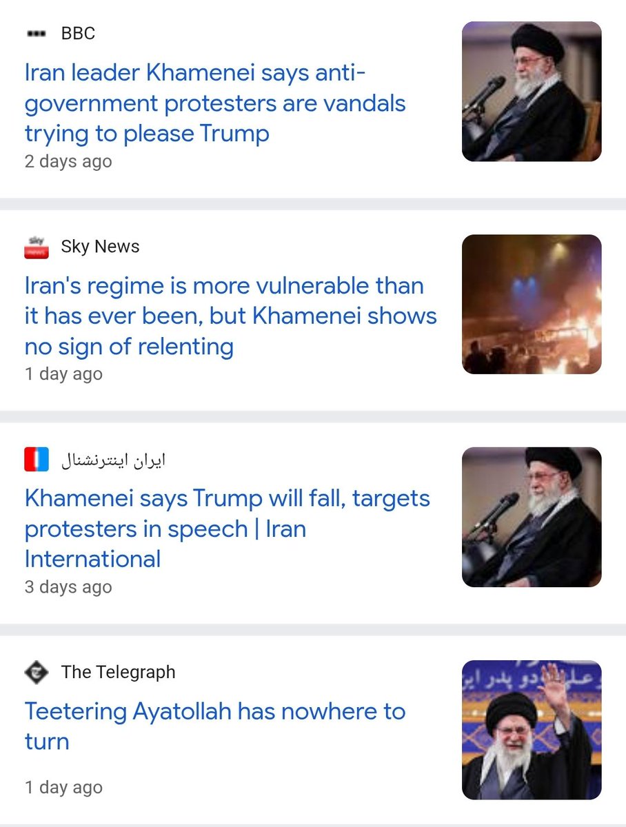 thekumarashish1's tweet photo. 🇮🇷GOOD example of BAD leadership: Iran's collapse is not a mystery.
Under Ali Khamenei’s centralized rule, power, money, &amp; force were concentrated in one system &amp; that system failed its people. Economic breakdown &amp; mass unrest are the predictable results.#IranRevolution2026 #Iran https://t.co/q4J3hF6ZkG