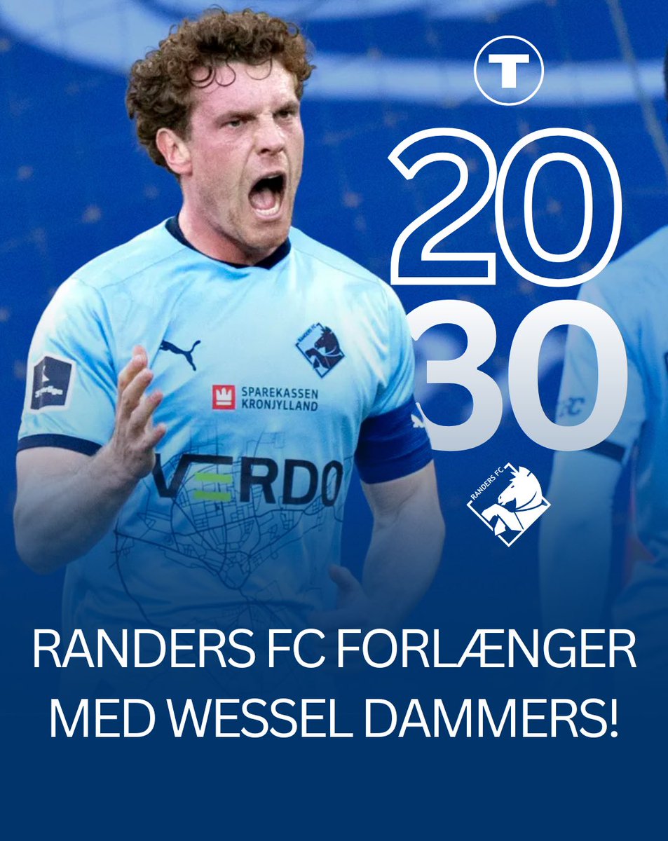 boutrup13's tweet photo. Randers FC forlænger aftalen med deres anfører Wessel Dammers🤝
Kontrakten gælder nu til sommeren 2030!✍️
#randersfc https://t.co/1RLGzIBqLA