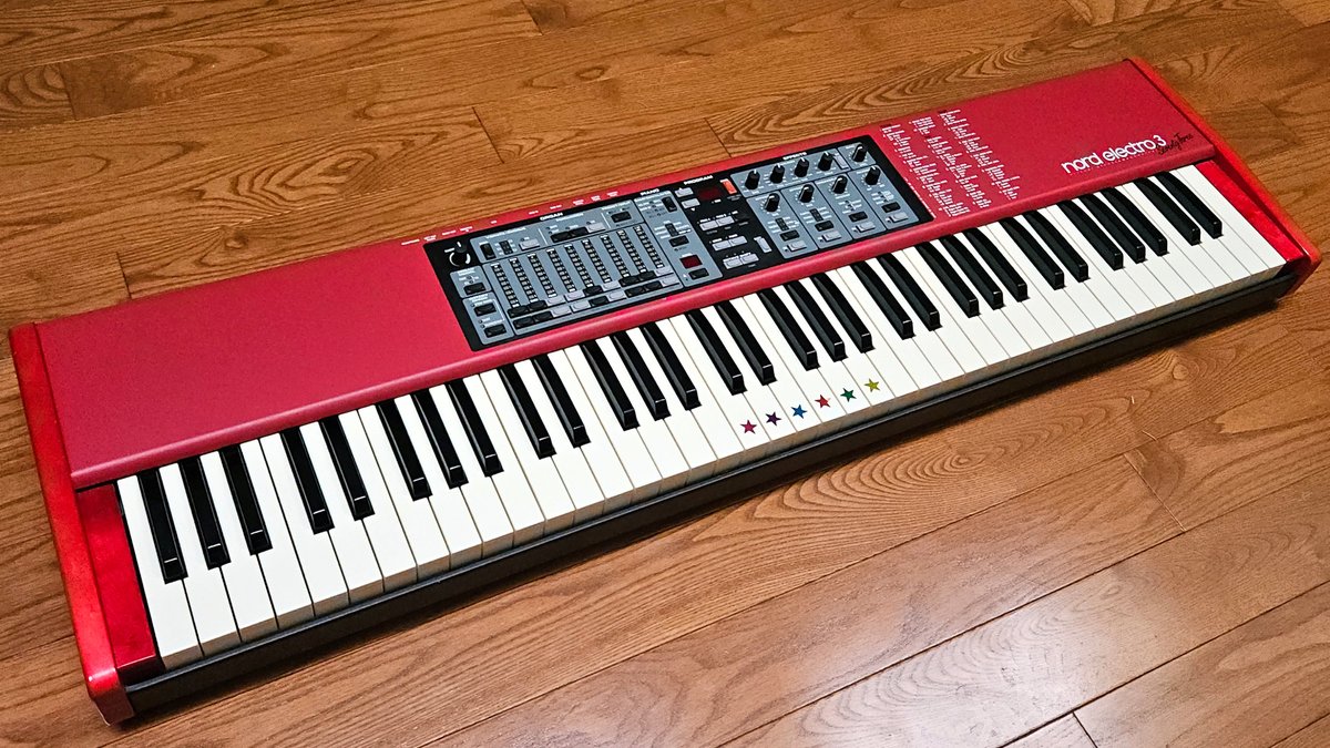 SynthKeith's tweet photo. I just brought this Nord Electro 3 back to life by cleaning the key contacts.  Dead keys on your vintage synthesizer?  It's usually dirt, corrosion, and time.  #SynthTech #SynthRepair https://t.co/WNE9x2t8DI