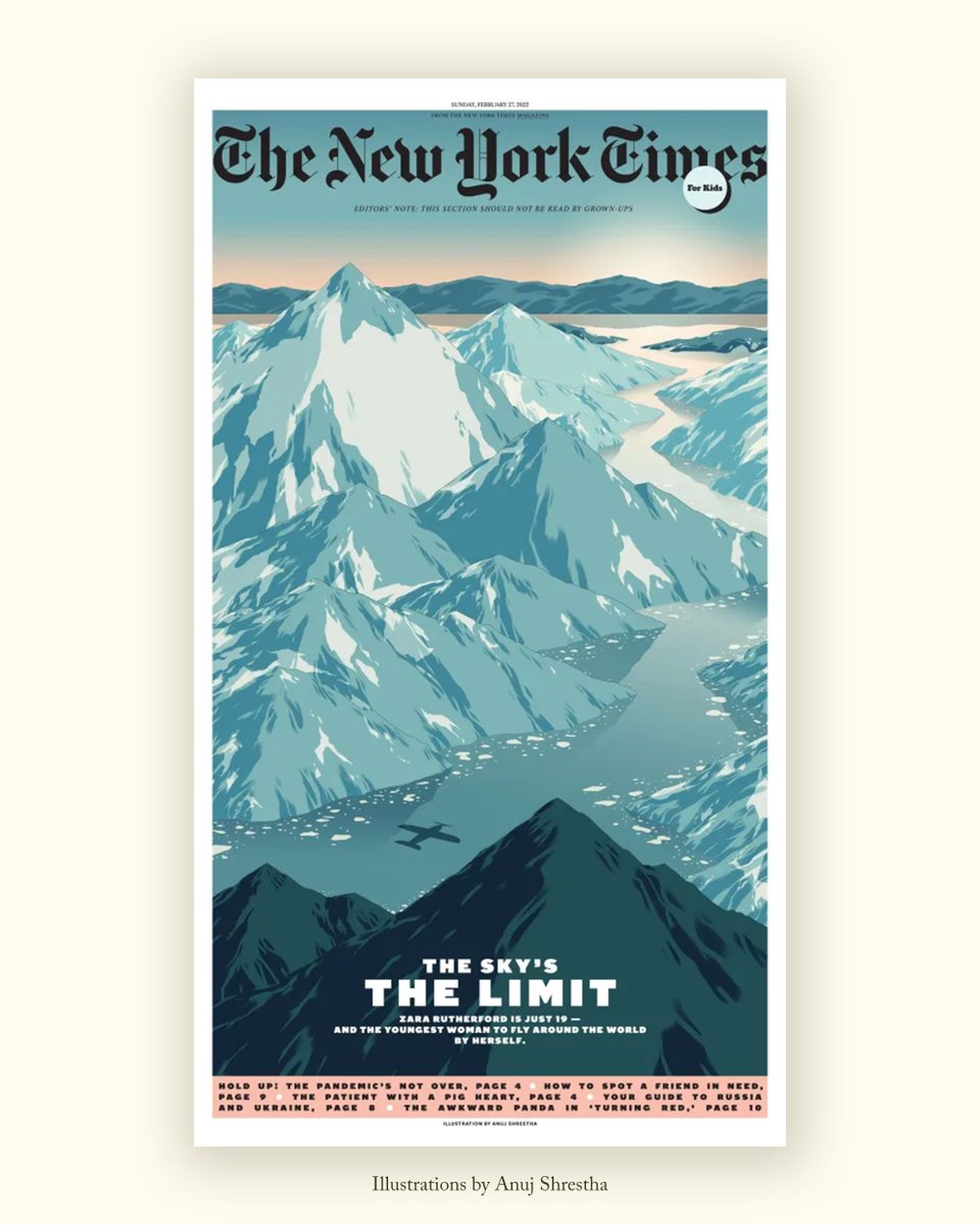 FamousFrames's tweet image. The artists at Famous Frames lend their talents to much more than just storyboards. Our artist Anuj Shrestha is a regular contributor of #coverstory art to publications including The NYT, The WaPo, and more. Swipe to see a selection of his recent editorial illustrations.