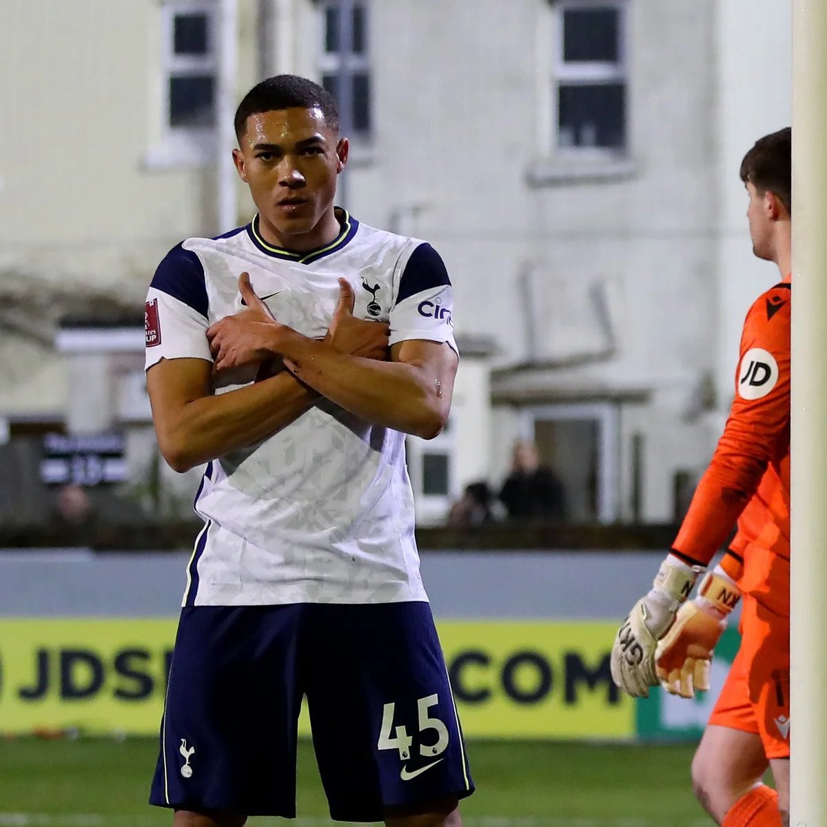 thfc_baba's tweet image. i am NOT a cocomelon parent. you gonna sit down and watch Carlos Vincius in the 3rd round of the FA cup at Marine highlights