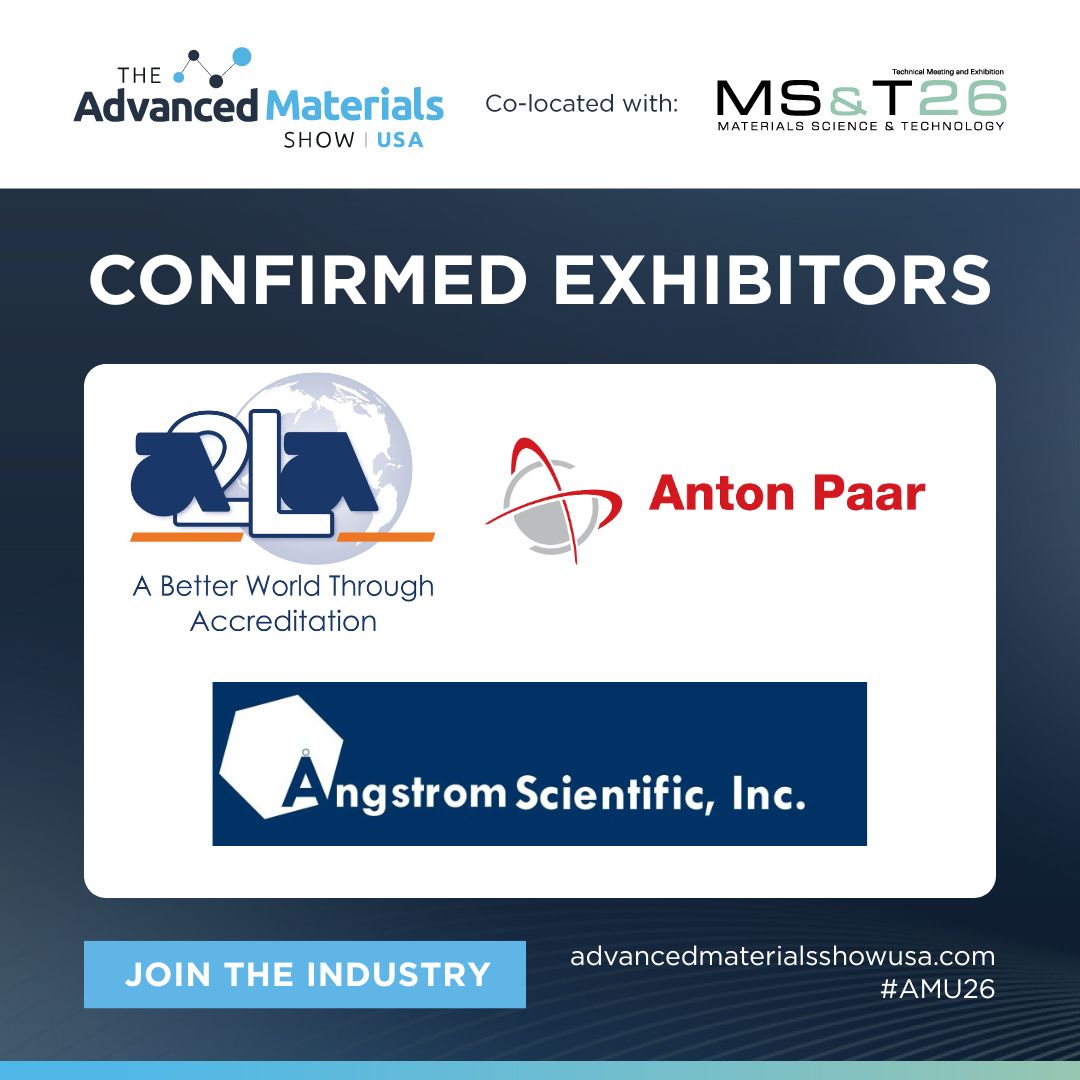 The Advanced Materials Show USA tweet media