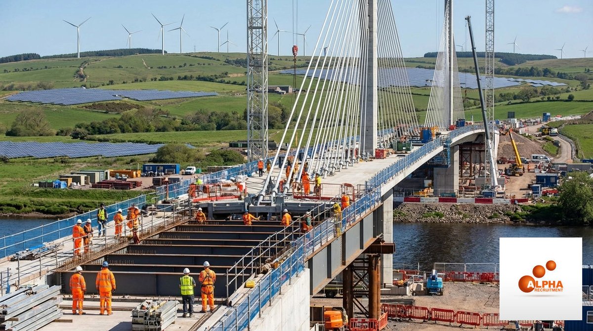 🚀 £530bn of UK infrastructure investment = huge demand for skilled pros! Construction, renewables, and logistics talent: your expertise is needed now more than ever. Ready to shape the UK’s future? Join us( your compliant recruitment partner.) #Construction #Jobs