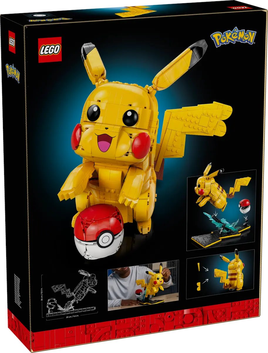 WikiDexOficial's tweet image. Los primeros kits de la colaboración de Lego × Pokémon han sido revelados:

🔸️Iniciales de Kanto
🔸️Eevee
🔸️Pikachu con Poké Ball
🔸️Medallas del Kanto

Saldrán a la venta el 1 de marzo por el 30 aniversario de Pokémon