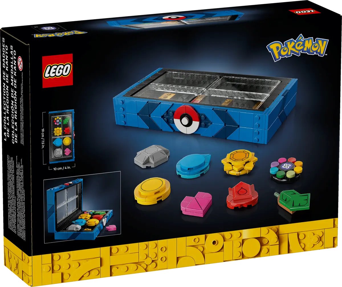 WikiDexOficial's tweet image. Los primeros kits de la colaboración de Lego × Pokémon han sido revelados:

🔸️Iniciales de Kanto
🔸️Eevee
🔸️Pikachu con Poké Ball
🔸️Medallas del Kanto

Saldrán a la venta el 1 de marzo por el 30 aniversario de Pokémon