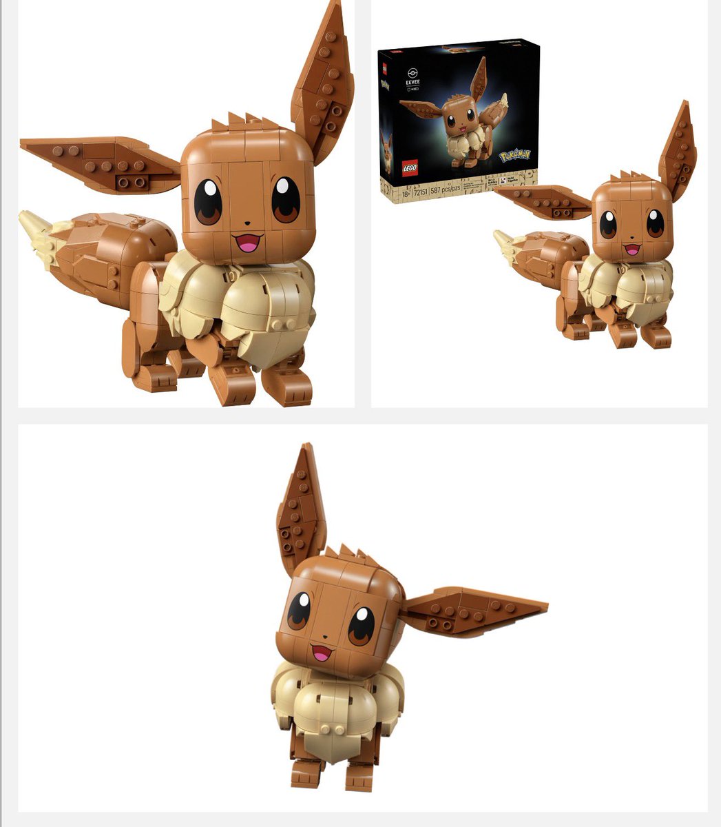 PokemonDealsX's tweet photo. Pokemon X Lego Pre Orders are now available

Venusaur, Charizard and Blastoise: https://t.co/JCMCSoJGNO

Eevee: https://t.co/ci2xjb0mJx

Pikachu: https://t.co/WrHDaq4uDG

Kanto Region Badge Collection comes with the Charizard pre order

#Pokemon #PokemonTCG #ad https://t.co/y47kuvyVRh