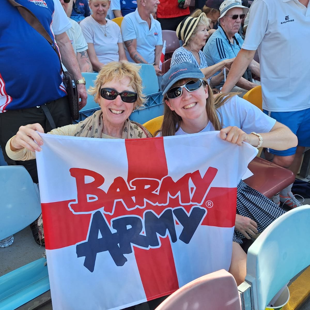 BarmyArmyTravel's tweet photo. Ashes 2025/26 ✅ 

Over 3,500 people travelled Down Under with us for the 25/26 Ashes series in Australia 🏏  

Whether you joined us for the full tour, travelled out for one Test, attended an event or enjoyed an excursion… THANK YOU 🏴󠁧󠁢󠁥󠁮󠁧󠁿❤️

#Ashes https://t.co/DXd3RCjqp7